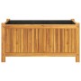 Planter with solid acacia wood lining 80x42x40 cm by vidaXL, Pots and planters - Ref: Foro24-366435, Price: 77,43 €, Discount: %