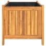 Planter with solid acacia wood lining 80x42x40 cm by vidaXL, Pots and planters - Ref: Foro24-366435, Price: 77,43 €, Discount: %