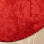 Short hair red OVIEDO carpet Ø 200 cm by vidaXL, Rugs - Ref: Foro24-375635, Price: 95,03 €, Discount: %