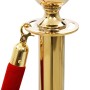 Red and gold velvet crowd control pole rope by vidaXL, Safety barriers - Ref: Foro24-51166, Price: 18,02 €, Discount: %