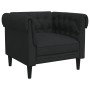 Black fabric Chesterfield armchair by vidaXL, Sofas - Ref: Foro24-372540, Price: 196,49 €, Discount: %