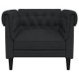 Black fabric Chesterfield armchair by vidaXL, Sofas - Ref: Foro24-372540, Price: 196,49 €, Discount: %