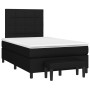 Cama box spring con colchón tela negro 120x190 cm de vidaXL, Camas y somieres - Ref: Foro24-3270357, Precio: 425,24 €, Descue...