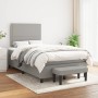 Cama box spring con colchón tela gris claro 120x190 cm de vidaXL, Camas y somieres - Ref: Foro24-3270348, Precio: 429,57 €, D...