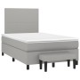 Cama box spring con colchón tela gris claro 120x190 cm de vidaXL, Camas y somieres - Ref: Foro24-3270341, Precio: 442,15 €, D...