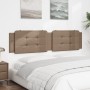 Cappuccino synthetic leather padded bed headboard 200 cm by vidaXL, Headboards and footboards - Ref: Foro24-374887, Price: 48...