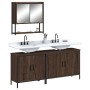 3-piece bathroom furniture set made of brown oak plywood by vidaXL, Bathroom furniture - Ref: Foro24-3214674, Price: 167,03 €...