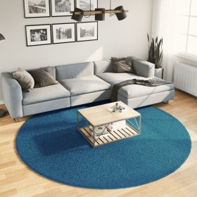 Short hair rug OVIEDO turquoise Ø 240 cm by vidaXL, Rugs - Ref: Foro24-375614, Price: 117,67 €, Discount: %