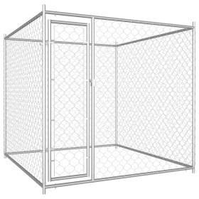 Outdoor kennel 193x193x185 cm by vidaXL, Dog kennels and fences - Ref: Foro24-145027, Price: 255,96 €, Discount: %