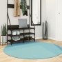 Short hair carpet OVIEDO green Ø 160 cm by vidaXL, Rugs - Ref: Foro24-375590, Price: 65,99 €, Discount: %