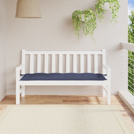 Cushion for garden bench in navy blue Oxford fabric 150x50x7 cm by vidaXL, Cushions for chairs and sofas - Ref: Foro24-378980...