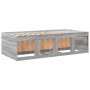 Tumbona con cajones madera ingeniería gris Sonoma 100x200 cm de vidaXL, Camas y somieres - Ref: Foro24-3280242, Precio: 205,9...