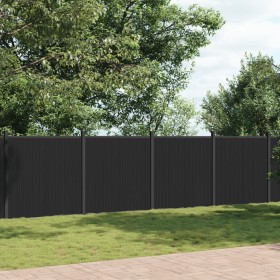 WPC gray fence panel 1391x186 cm by vidaXL, fence panels - Ref: Foro24-3282796, Price: 2,00 €, Discount: %