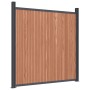 Brown WPC fence panel 1564x186 cm by vidaXL, fence panels - Ref: Foro24-3282806, Price: 2,00 €, Discount: %