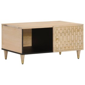 Mesa de centro de madera maciza de mango 80x50x40 cm de vidaXL, Mesas de centro - Ref: Foro24-358252, Precio: 112,36 €, Descu...