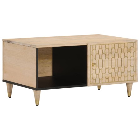 Mesa de centro de madera maciza de mango 80x50x40 cm de vidaXL, Mesas de centro - Ref: Foro24-358252, Precio: 112,36 €, Descu...