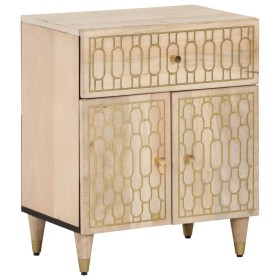 Solid mango wood bedside table 50x33x60 cm by vidaXL, Nightstands - Ref: Foro24-358259, Price: 88,21 €, Discount: %