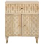 Mesita de noche madera maciza de mango 50x33x60 cm de vidaXL, Mesitas de noche - Ref: Foro24-358259, Precio: 88,21 €, Descuen...