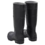 Schwarze Gummistiefel Größe 43 aus PVC von vidaXL, Wathosen zum Jagen und Angeln - Ref: Foro24-137592, Preis: 23,74 €, Rabatt: %