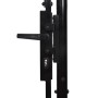 Fence gate with a door and black steel arch 1x1.75 m by vidaXL, garden gates - Ref: Foro24-145743, Price: 129,09 €, Discount: %