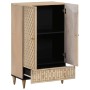 Solid mango wood tall sideboard 60x33x100 cm by vidaXL, Sideboards - Ref: Foro24-358278, Price: 227,99 €, Discount: %