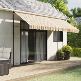 Spare fabric for awning with colorful stripes 4x3.5 m by vidaXL, Awnings - Ref: Foro24-367737, Price: 60,99 €, Discount: %