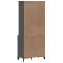 VIKEN tall pine wood sideboard in anthracite grey, 80x40x190 cm by vidaXL, Sideboards - Ref: Foro24-3207152, Price: 315,43 €,...