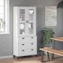 VIKEN tall solid white pine wood sideboard 80x40x190 cm by vidaXL, Sideboards - Ref: Foro24-3207150, Price: 315,35 €, Discoun...