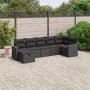 7-piece garden dining set with black synthetic rattan cushions by vidaXL, Garden sets - Ref: Foro24-3263501, Price: 438,29 €,...