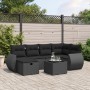 7-piece garden dining set with black synthetic rattan cushions by vidaXL, Garden sets - Ref: Foro24-3264111, Price: 460,14 €,...