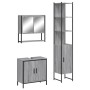 Set de muebles de baño 3 pzas madera contrachapada gris sonoma de vidaXL, Muebles de baño - Ref: Foro24-3214683, Precio: 193,...