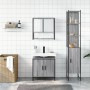 3-piece bathroom furniture set made of gray Sonoma plywood by vidaXL, Bathroom furniture - Ref: Foro24-3214683, Price: 193,24...