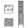 3-piece bathroom furniture set made of gray Sonoma plywood by vidaXL, Bathroom furniture - Ref: Foro24-3214683, Price: 193,24...