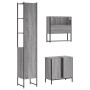 Set de muebles de baño 3 pzas madera contrachapada gris sonoma de vidaXL, Muebles de baño - Ref: Foro24-3214683, Precio: 193,...