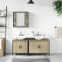 3-piece bathroom furniture set made of oak Sonoma plywood. by vidaXL, Bathroom furniture - Ref: Foro24-3214731, Price: 221,51...