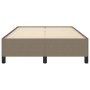 Taupe gray fabric bed frame 120x190 cm by vidaXL, Beds and slatted bases - Ref: Foro24-379512, Price: 115,26 €, Discount: %