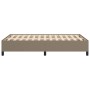 Taupe gray fabric bed frame 120x190 cm by vidaXL, Beds and slatted bases - Ref: Foro24-379512, Price: 115,26 €, Discount: %