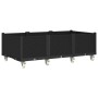 Planter with black PP wheels 150x80x54 cm by vidaXL, Pots and planters - Ref: Foro24-367988, Price: 243,92 €, Discount: %