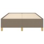 Taupe gray fabric bed frame 120x190 cm by vidaXL, Beds and slatted bases - Ref: Foro24-379519, Price: 116,70 €, Discount: %