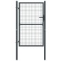 Puerta de malla de jardín acero galvanizado gris 400x125 cm de vidaXL, Puertas de jardín - Ref: Foro24-145774, Precio: 208,59...