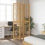 Three-panel solid paulownia wood room divider in brown. by vidaXL, Room dividers - Ref: Foro24-358864, Price: 84,00 €, Discou...