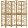 5-panel solid paulownia wood brown room divider by vidaXL, Room dividers - Ref: Foro24-358870, Price: 103,35 €, Discount: %