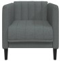 Sillón de tela gris oscuro de vidaXL, Sofás - Ref: Foro24-372596, Precio: 169,29 €, Descuento: %