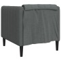 Sillón de tela gris oscuro de vidaXL, Sofás - Ref: Foro24-372596, Precio: 169,29 €, Descuento: %