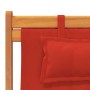 Folding beach chairs 2 units red fabric by vidaXL, Garden chairs - Ref: Foro24-3214480, Price: 115,70 €, Discount: %