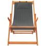 Folding beach chairs 2 units gray fabric by vidaXL, Garden chairs - Ref: Foro24-3214482, Price: 116,99 €, Discount: %