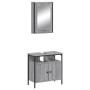 Set de muebles de baño 2 pzas madera contrachapada gris sonoma de vidaXL, Muebles de baño - Ref: Foro24-3214778, Precio: 97,3...