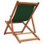 Klappbare Strandkörbe 2 Einheiten grüner Stoff von vidaXL, Gartenstühle - Ref: Foro24-3214496, Preis: 114,44 €, Rabatt: %