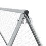 Galvanized silver steel chicken coop 400x100x190 cm by vidaXL, Cages and habitats for small animals - Ref: Foro24-172551, Pri...