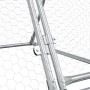 Galvanized silver steel chicken coop 400x105x91 cm by vidaXL, Cages and habitats for small animals - Ref: Foro24-172558, Pric...